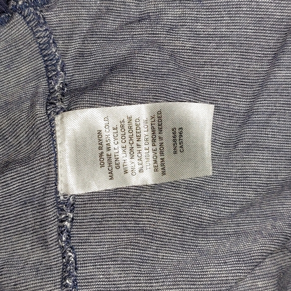 Tucker + Tate striped Babydoll Blue Bananas tee XL 14/16 - Picture 4 of 6